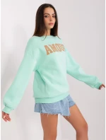 Bluza EM BL 617 model 18909349 mietowy - FPrice Bluza EM BL 617 model 18909349 mietowy - FPrice