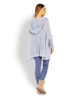 Dlhý sveter model 114562 PeeKaBoo