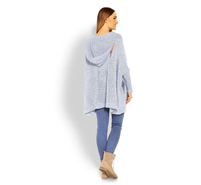 Dlhý sveter model 114562 PeeKaBoo