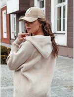Dámská bunda z alpaky beige Dstreet model 21979858 - FashionStreet