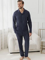 Pyžamo Taro 3616 Arturo, s dlhými rukávmi, veľkosti M–2XL, Z26, na zapínanie