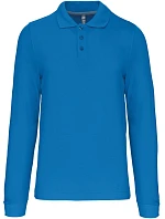 K 243 Pánské piqué polo s dlouhým rukávem model 22507000 tropical blue - Kariban K 243 Pánské piqué polo s dlouhým rukávem model 22507000 tropical blue - Kariban