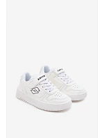 Dětské tenisky na suchý zip  Bílé model 22101607 - Big Star Shoes