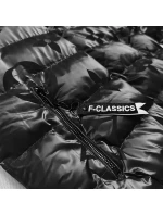 Černá krátká zimní květovaná bunda model 21248590 - CANADA Mountain