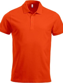 Classic S/S Pánské piqué polo z těžké bavlny  orange model 22457147 - Clique