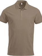 Clique Classic Lincoln S/S Pánske polo tričko z hrubej bavlny 67.8244 caffe latte