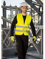 – Jednoduchá bezpečnostní vesta yellow model 22473503 - Korntex – Jednoduchá bezpečnostní vesta yellow model 22473503 - Korntex