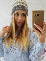 Čiapka s fleecom Patrycja K254 žltá+čierna