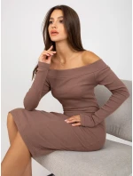 Dámske šaty EM SK 674 hnedé Dámske šaty EM SK 674 hnedé