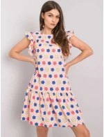 Šaty LK SK model 15440614 světle růžová - FPrice Šaty LK SK model 15440614 světle růžová - FPrice