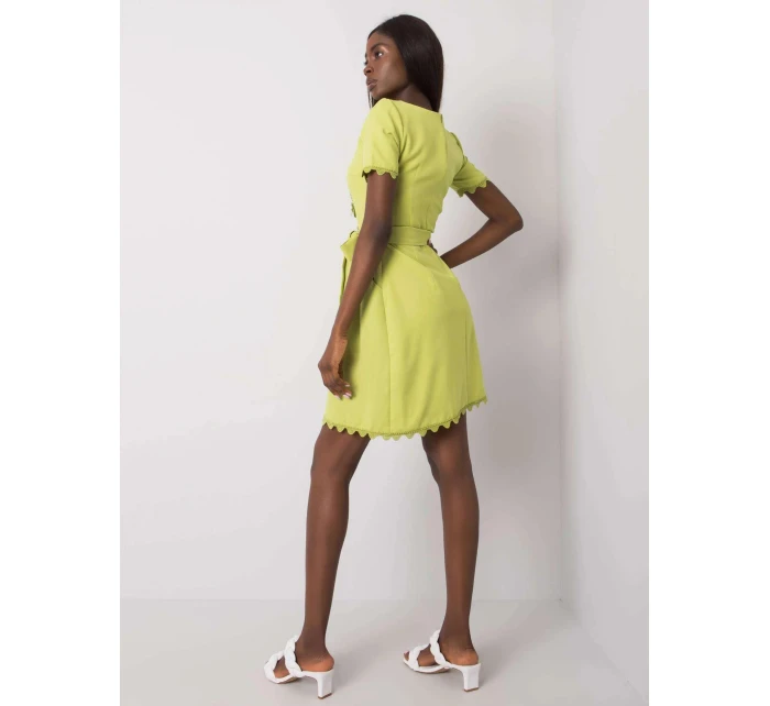 Dámske šaty LK SK 506321.44 svetlo zelená - FPrice Dámske šaty LK SK 506321.44 svetlo zelená - FPrice