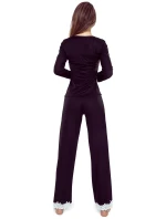 Dámske pyžamo Arleta čierne - ELDAR