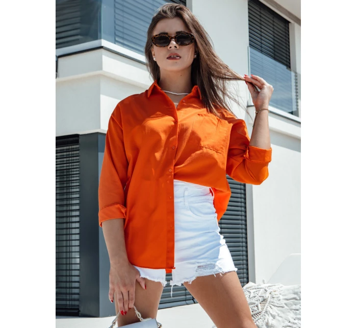 Dámské tričko oranžové model 21978352 - Dstreet