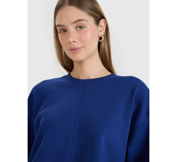 Dámská mikina model 21434887 oversize bez kapuce - 4F