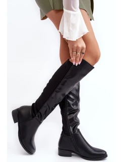 Dámské kožené kotníkové boty  černé model 21640743 - S.Barski