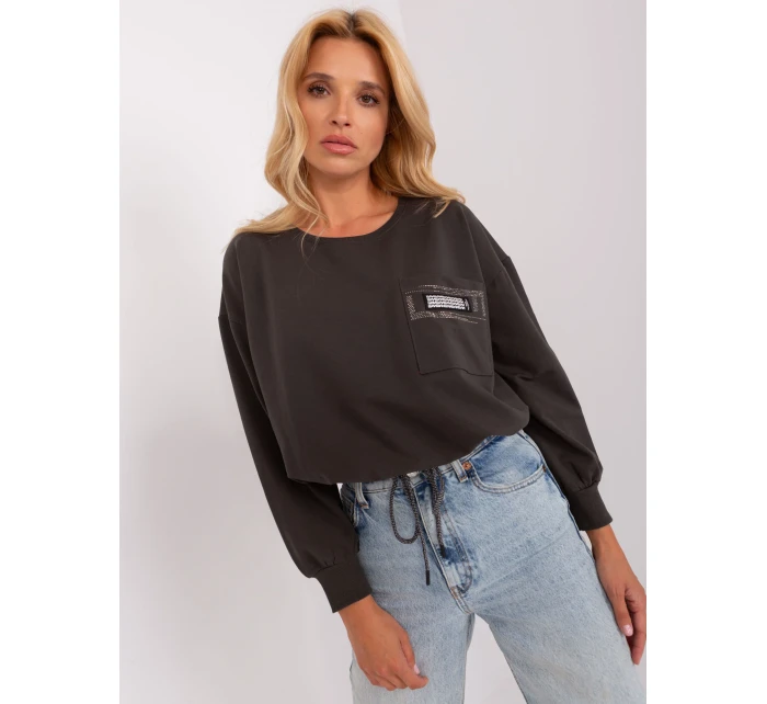 Bluzka RV BZ model 18785509 ciemny khaki - FPrice