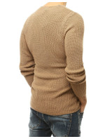Hnedý pánsky sveter WX1591