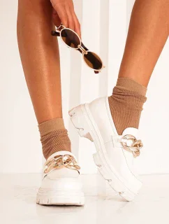 Dámske sieťované ponožky béžové