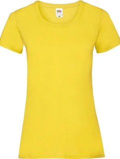 Fruit of the Loom Lady-Fit Valueweight T Dámske tričko 16.1372 žlté