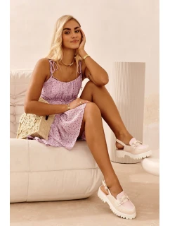 Dámské sandály na ploché podrážce s ozdobou béžové D&A model 21655998 - S.Barski