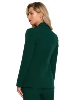 Bunda s kapsou a klopou lahvově zelená model 17652552 - Makover