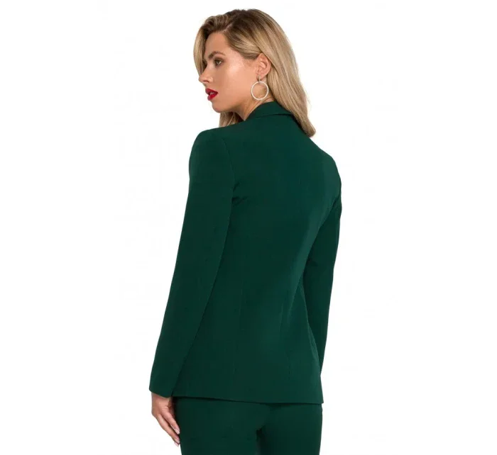 Bunda s kapsou a klopou lahvově zelená model 17652552 - Makover