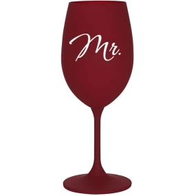 MR. - bordo sklenice na víno 350 ml