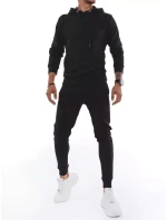 FashionStreet čierna pánska tepláková súprava AX0432