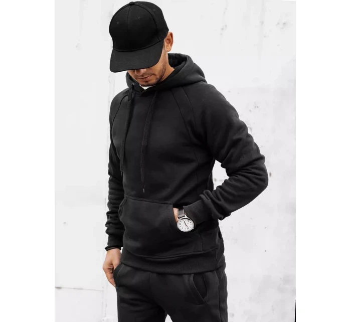 Pánská mikina s kapucí černá Dstreet model 21967552 - FashionStreet Pánská mikina s kapucí černá Dstreet model 21967552 - FashionStreet