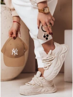 Dámske tenisky na platforme LALANDRA beige Dstreet ZY0684