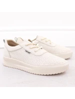 Černé dámské kožené tenisky na podpatku Sergio model 21904571 - LEONE