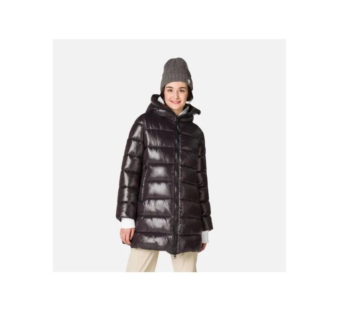Rossignol W Shiny Parka Jacket Black Rossignol W Shiny Parka Jacket Black