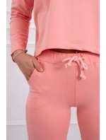 Sada s oversize blúzkou morel Sada s oversize blúzkou morel