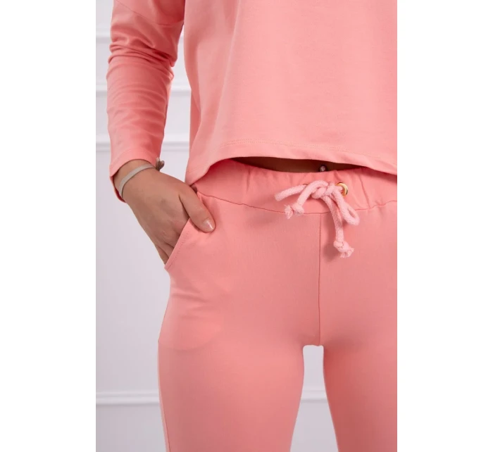 Sada s oversize blúzkou morel Sada s oversize blúzkou morel