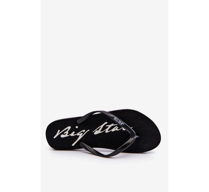 Dámské lehké žabky Big Star model 21610792 Černá - Big Star Shoes Dámské lehké žabky Big Star model 21610792 Černá - Big Star Shoes