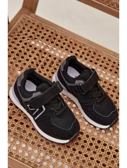 Sportovní tenisky dětské na suchý zip černé Galisse Sportovní tenisky dětské na suchý zip černé Galisse