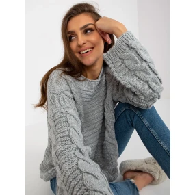Dámsky sveter LC SW 8044 sivý Dámsky sveter LC SW 8044 sivý