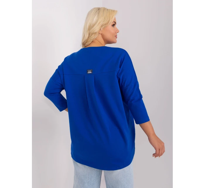 Blúzka RV BZ 9088.53P kobalt