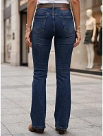 Jeansy damskie z paskiem niebieskie model 22394779 - FashionStreet Jeansy damskie z paskiem niebieskie model 22394779 - FashionStreet