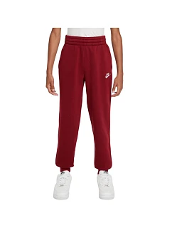 Detské nohavice Nike Sportswear Club Fleece, červené, FD3008 608