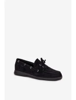 Półbuty Mokasyny Damskie Z Wiązaniem Czarne Calivra Półbuty Mokasyny Damskie Z Wiązaniem Czarne Calivra