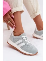Dámské tenisky z přírodního semiše mátové model 22007477 - EVENTO
