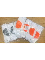 Strieborná iontová maska bielo-oranžová Sada 20 kusov - VMP