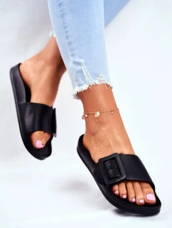 Dámské elegantní pantofle Big Star - černé