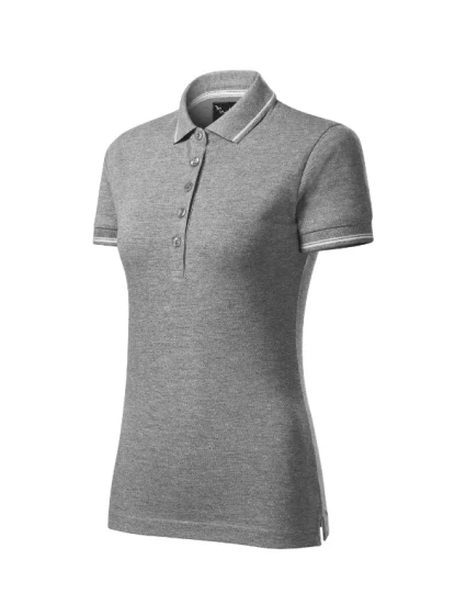 Jednofarebná polokošeľa Perfection tmavo šedá