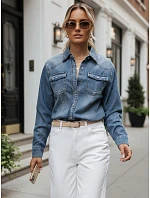 Koszula jeansowa damska na  model 22305408 - FashionStreet