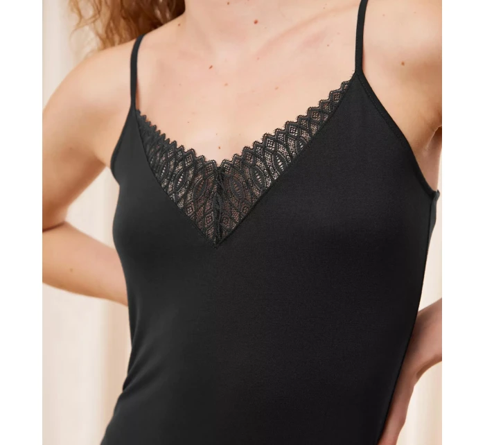 Dámsky pyžamový top Aura Spotlight Camisole - BLACK - black 0004 - TRIUMPH
