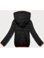 Dámska prešívaná športová bunda black-graphite (8M915-392)