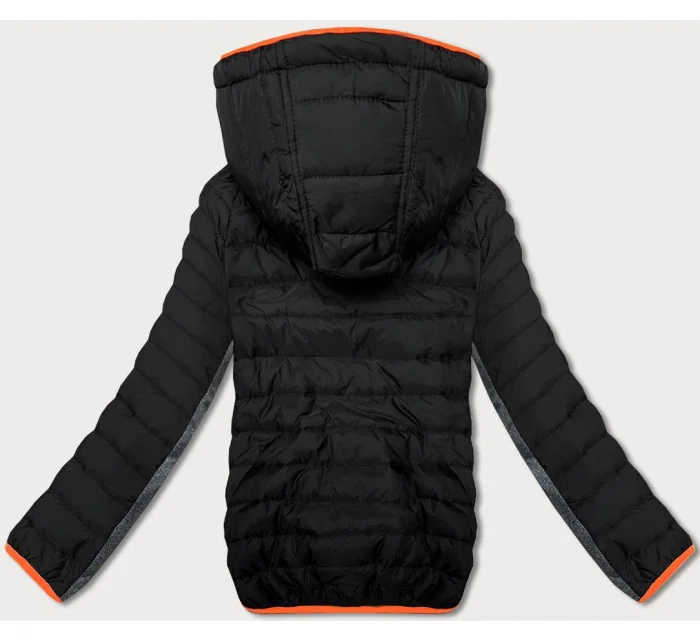 Dámska prešívaná športová bunda black-graphite (8M915-392)