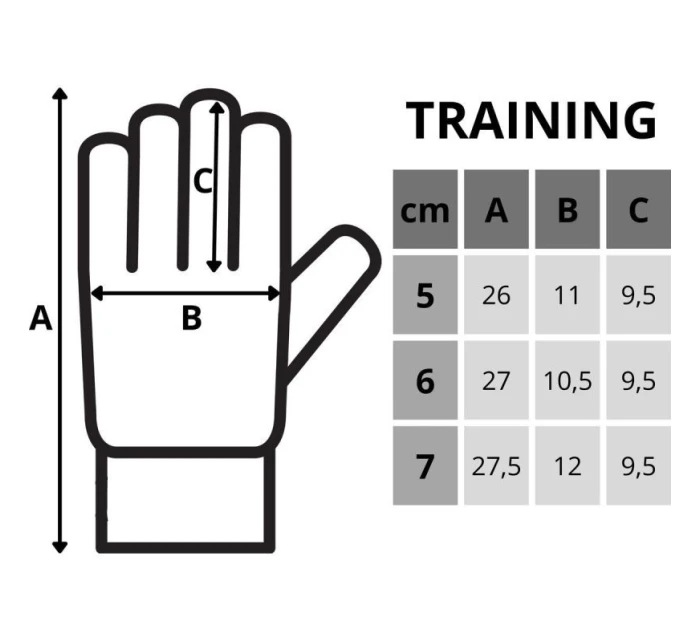 BRANKÁRSKE RUKAVICE ENERO TRAINING R.6